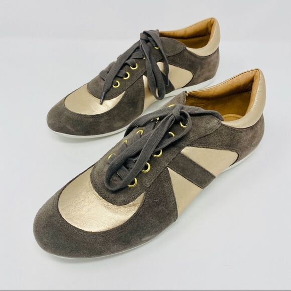 Corso Como - NWOT Suede Metallic Sneakers (9.5M) - Picture 3 of 13